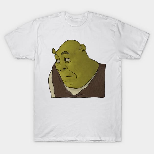 Yikes Shrek T-Shirt by daniasdesigns